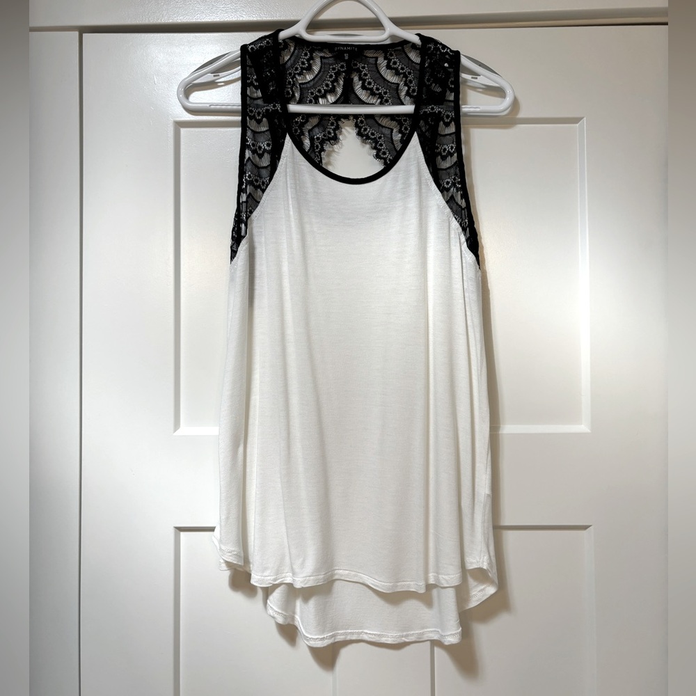 Dynamite Lace Tank Top
